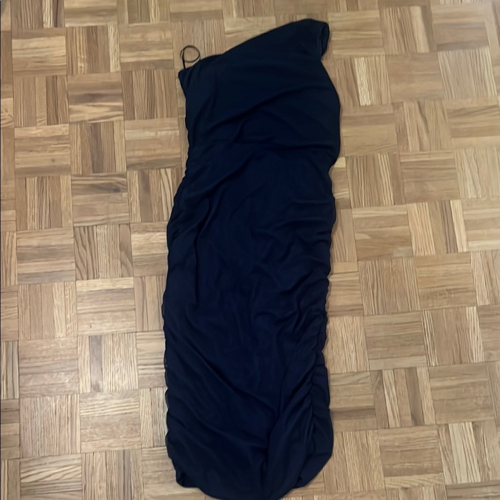 Love By Design Midnight One-Shoulder Dress